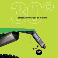 Опашка стоп и табела за номер RACETECH Integra Street License Plate Holder with LED Light 30º