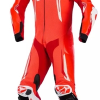Кожен екип ALPINESTARS GP TECH V5 FLUO RED/WHITE