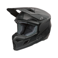 Мотокрос каска O'NEAL 3SERIES SOLID BLACK/GRAY V.26