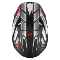 Мотокрос каска O'NEAL 3SERIES VERTICAL BLACK/WHITE V.24