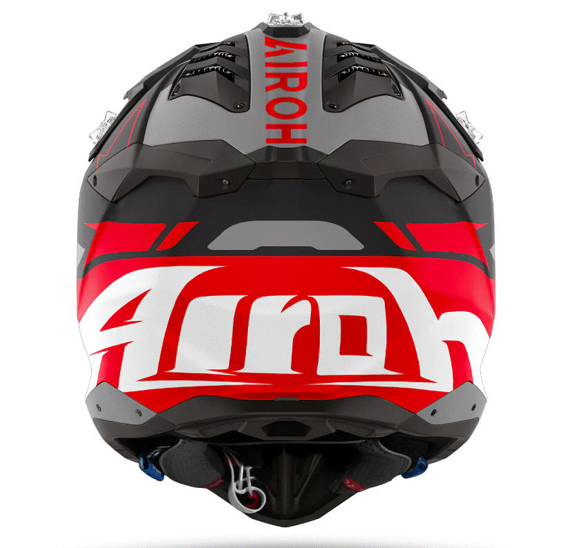 Каска AIROH AVIATOR 3 SPIN RED MATT