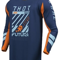 Мотокрос джърси THOR LAUNCHMODE FUTURA NV/ORG