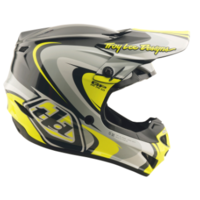 Mотокрос каска TROY LEE DESIGNS GP Pro Crossover - Grey/Yellow