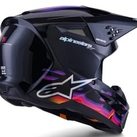 Мотокрос каска ALPINESTARS SM3 FORCE BLACK-GLOSS