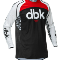 Мотокрос блуза FLY RACING Evolution DST DBK Special Edition - Black/White/Red