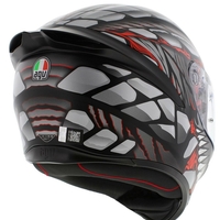 КАСКА K1 S E2206 - LYZARD MATT BLACK/GREY/RED