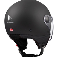 КАСКА ЗА СКУТЕР MT STREET S SOLID A1 MATT BLACK