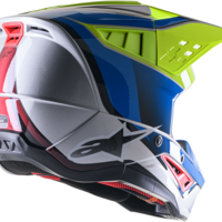 Мотокрос каска ALPINESTARS SM5 SAIL YLW/BL
