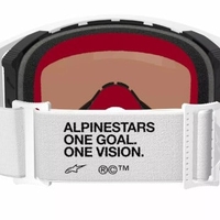 Мотокрос очила ALPINESTARS SUPERTECH CORP WHITE MIRROR-SILVER