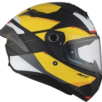 Каска MT TARGO S KAY B3 MATT BLACK/YELLOW