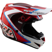 Детска мотокрос каска TROY LEE DESIGNS GP Shutter - Red/White