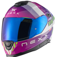 Каска NEXX Y100R FADE PURPLE WHITE