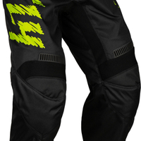 Детски мотокрос брич FLY RACING F-16 Riding- Black/Neon Green/Light Grey