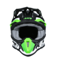 Mотокрос каска Just1 J-18 F Hexa Green Fluo/White/Titanium