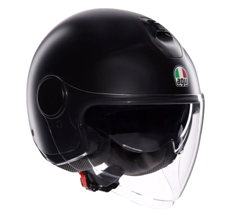 Каска за скутер AGV ETERES MONO BLACK MATT
