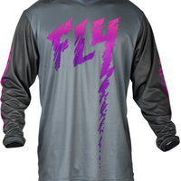 Детска мотокрос блуза FLY RACING F-16 Riding - Grey/Charcoal/Pink