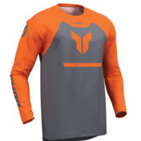 Мотокрос джърси THOR RIDEMODE MENACE ORANGE/CHAR