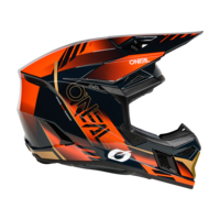 Мотокрос каска O'NEAL 3SERIES HAZE BLUE/ORANGE/GOLD V.26