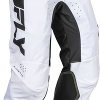 Мотокрос брич FLY RACING Kinetic Prix-White/Black/Hi-Vis