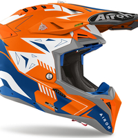 Каска AIROH AVIATOR 3 SPIN ORANGE FLUO MATT