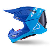 Мотокрос каска ALPINESTARS S-M10 FLOOD BLUE/BLK-CARB