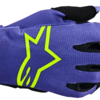 Детски мотокрос ръкавици ALPINESTARS RADAR PURPLE/YELLOW