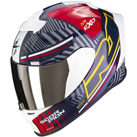 Каска Scorpion EXO-R1 Evo Air Victory Red-Blue-Yellow