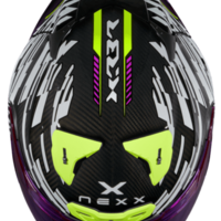 Каска NEXX X.R3R X.R3R GLITCH RACER RED WHITE