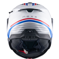 Каска NEXX X.LIFETOUR FLIP UP GLOBE WHITE BLUE