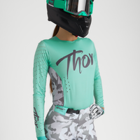 Дамско джърси THOR SPORTMODE SHADOW TEAL