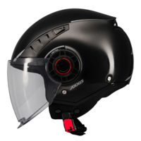 КАСКА ЗА СКУТЕР METRO S SOLID V2 A1 BLACK GLOSS