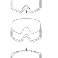 Плака за очила Spect Red Bull Strive - Blue Flash