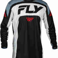 Мотокрос блуза FLY RACING Lite- Black/White/Denim Grey