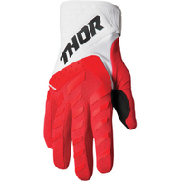 Мотокрос ръкавици THOR SPECTRUM RED/WHITE
