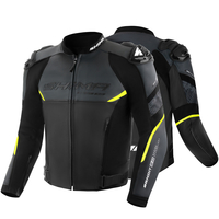 Кожено мото яке SHIMA BANDIT 2.0 FLUO