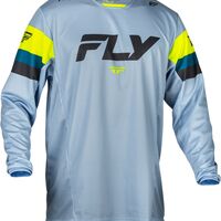 Мотокрос блуза FLY RACING Kinetic Prix- Ice Grey/Charcoal/Hi-Vis