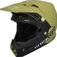 Мотокрос каска FLY RACING Formula CC Centrum - Matte Olive Green/Black