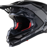 Мотокрос каска ALPINESTARS SM10 Carb BLACK/GRAY