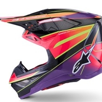 Мотокрос каска ALPINESTARS SM10 ERA PINK/VIO/YL