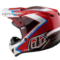 Детска мотокрос каска TROY LEE DESIGNS GP Shutter - Red/White