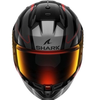 Каска SHARK D-SKWAL 3 SIZLER BLACK/GREY/RED