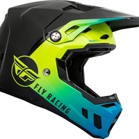 Мотокрос каска FLY RACING Formula CC Centrum - Black/Hi-Vis