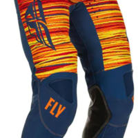 Мотокрос брич FLY RACING KINETIC WAVE MX NAVY/ORANGE