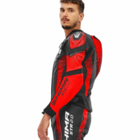 Кожено мото яке SHIMA STR 2.0 BRIGHT RED