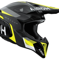 Мотокрос каска AIROH WRAAAP Conquer Yellow Matt