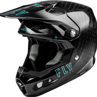 Мотокрос каска FLY RACING Formula Smart Carbon Solid Helmet - Black