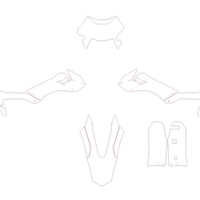 Комплект пластмаси RACETECH SURRON ULTRA BEE ENDURO Yellow