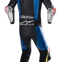 Кожен екип ALPINESTARS GP TECH V4 BLACK/BLUE/YELLOW