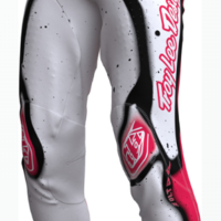 Мотокрос брич TROY LEE DESIGNS SE Ultra Membrane Pants - White/Infra Red