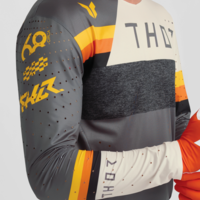 Мотокрос джърси THOR SPORTMODE LEAGUE CHAR/WHT